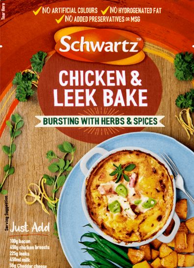 Schwartz Sachets - Chicken & Leek Bake 6 x 35g
